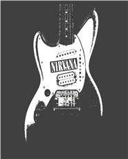 Nirvana T-shirt - Guitar