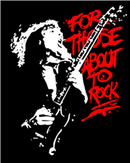 AC/DC T Shirt - For Those About to Rock