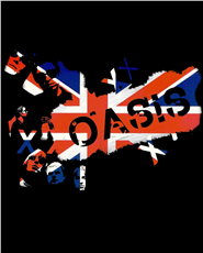 Oasis T-shirt - Red White and Blue